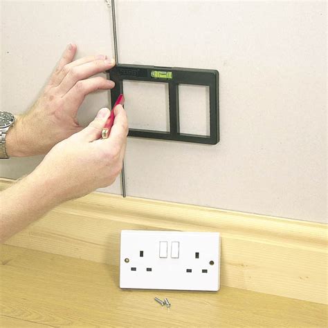 electrical back box template|Draper Electrical Plug Socket Cutting Template .